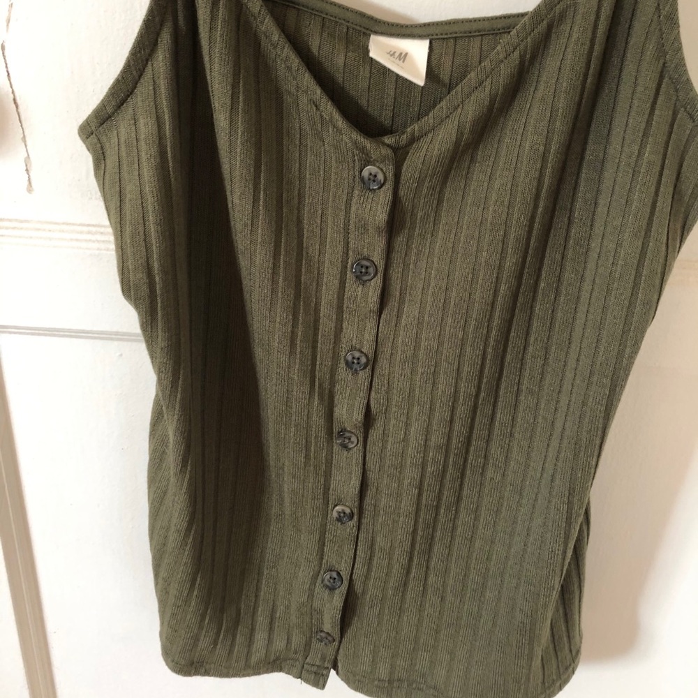 Green H&M Tank Size L
